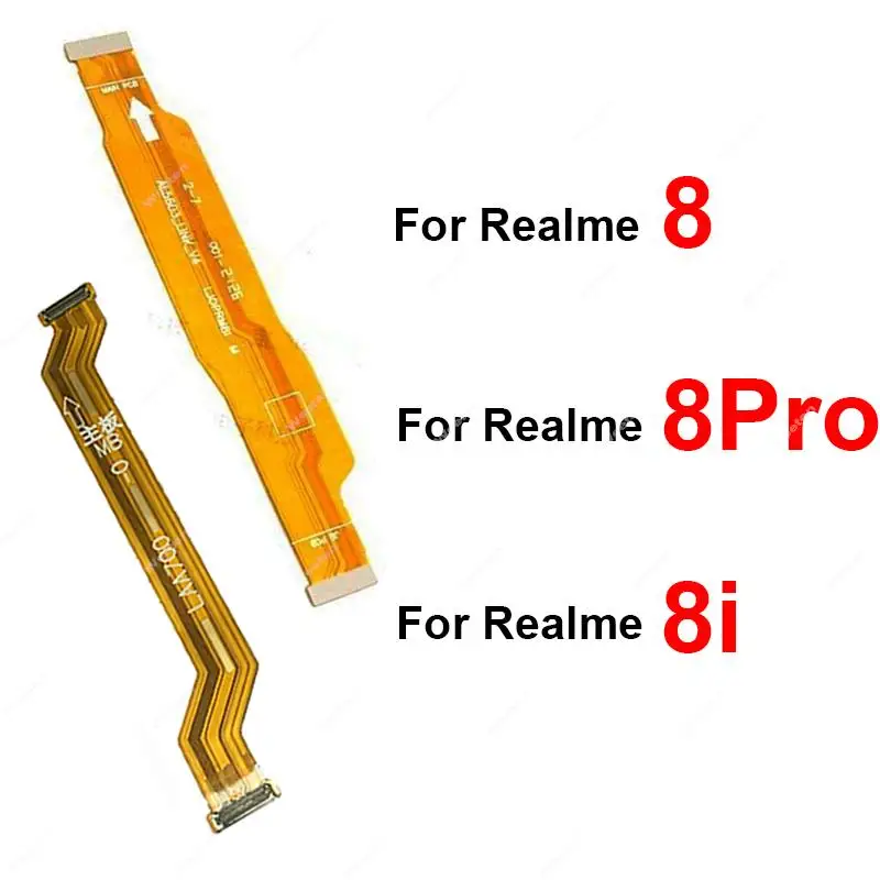 For Realme 8 8 Pro 8i 4G 5G LCD Mainboard Flex Cable LCD Display Screen Motherboard Connector Ribbon Parts