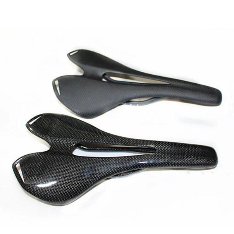 Ultra-light full carbon fiber bicycle seat cushion saddle seat bag mountain road bicycle seat cushion riding accessories