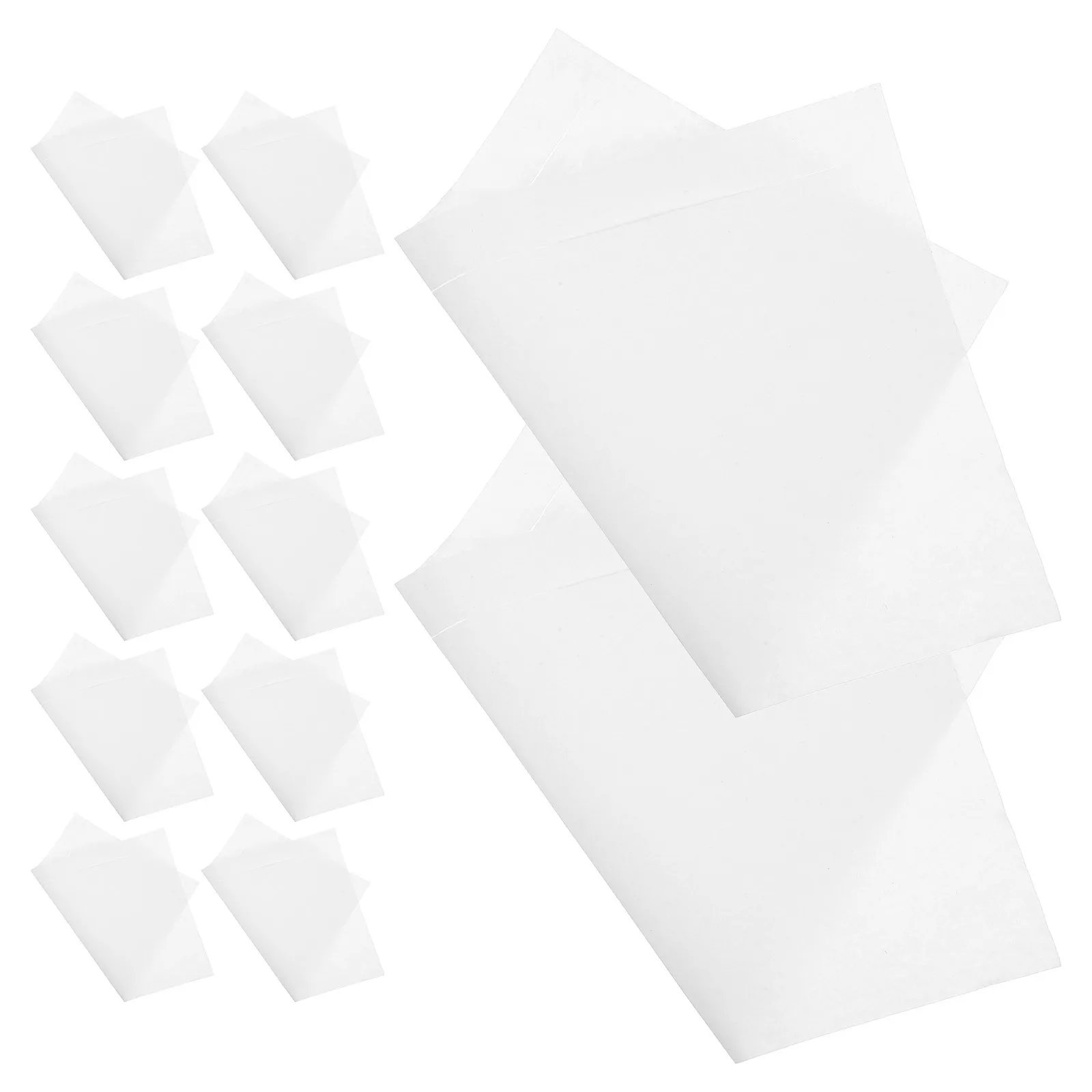 100pcs Clear Shipping Label Pouches Self-Adhesive Transparent Document Holder For Packing Mailing Storage Plastic Envelope