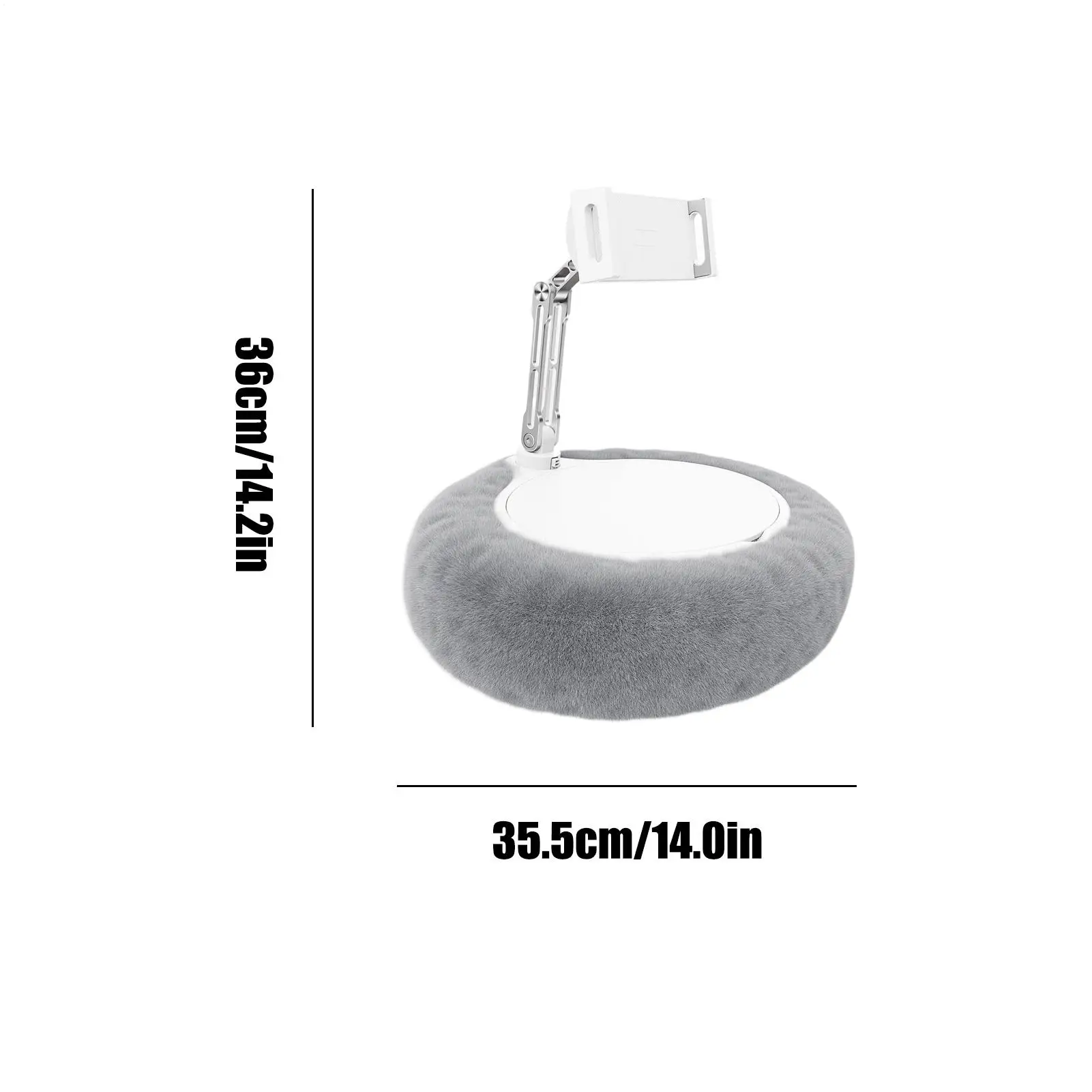 タブレット枕ホルダーラップ携帯電話クレードルソファデスクトップ携帯電話マウントドレッシングテーブルデスク回転可能なタブレット