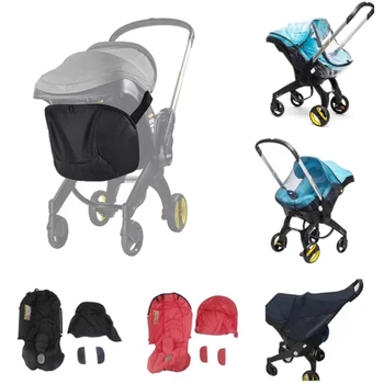 Doona Kinderwagenaccessoires zonnescherm verlengkap en opbergtas voor kinderwagen autostoel Kinderwagenkussen Zitkussen Verandering regenhoes
