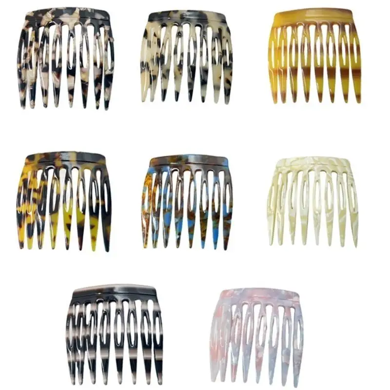 

39BD 1 шт., французские расчески для волос, ацетатная заколка для волос, модные аксессуары для волос, вечерние головные уборы