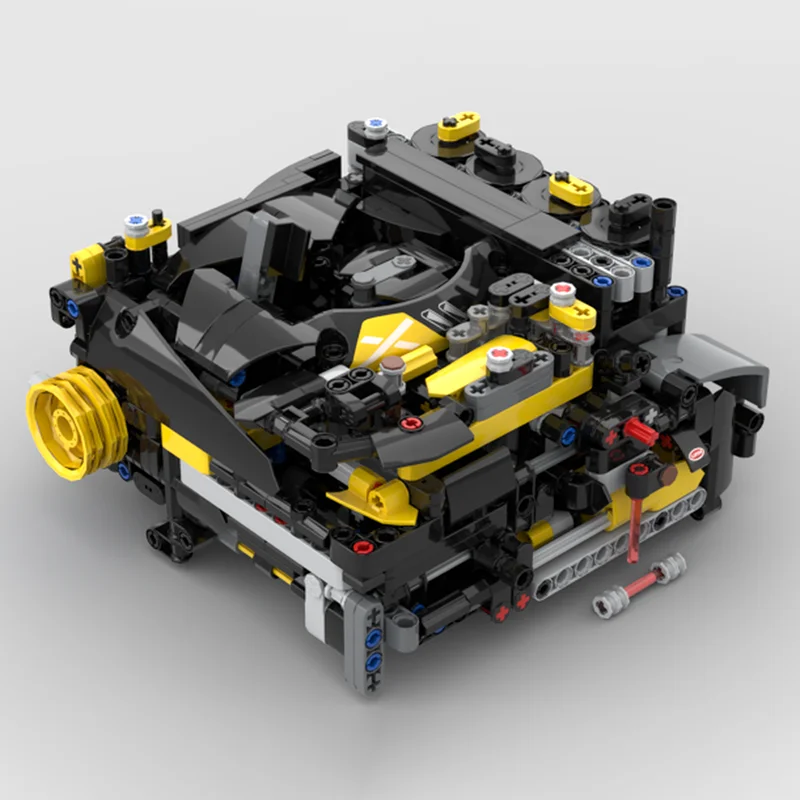 677 stücke MOC Puzzle Box Technische Modell Bausteine Spielzeug DIY Kreative Bau Idee Ziegel Weihnachten Geschenke Bildung Kinder