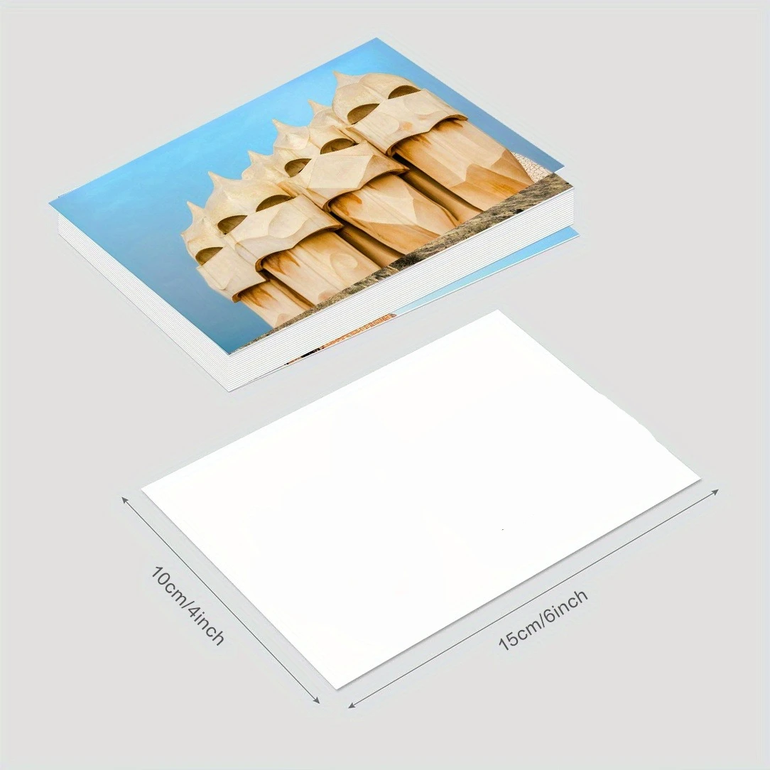 24pcs Spanish Vintage Postcard Set Showcasing The Scenery of Barcelona, Madrid, and Andalusia, The Perfect Cultural Gift