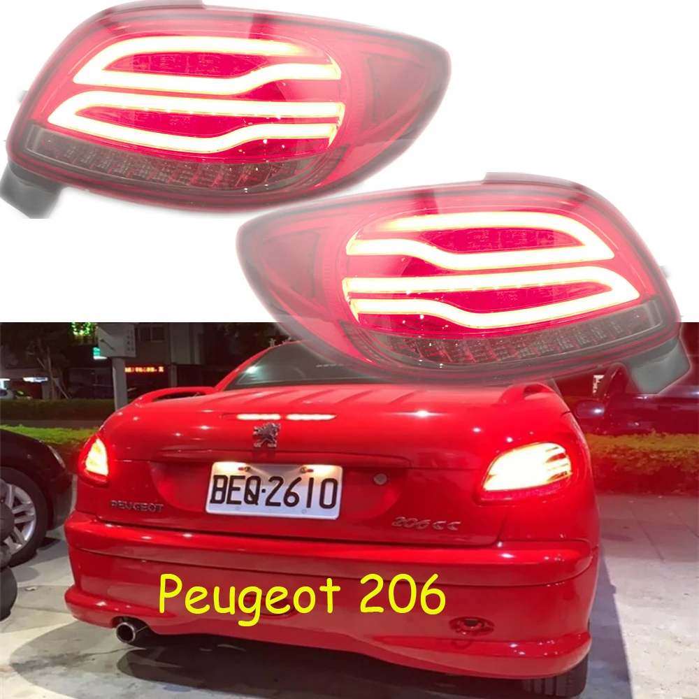 car bumper tail light for Peugeot 206 taillight LED 2004~2008y for Peugeot206 Taillamp for Peugeot 206 fog lamp