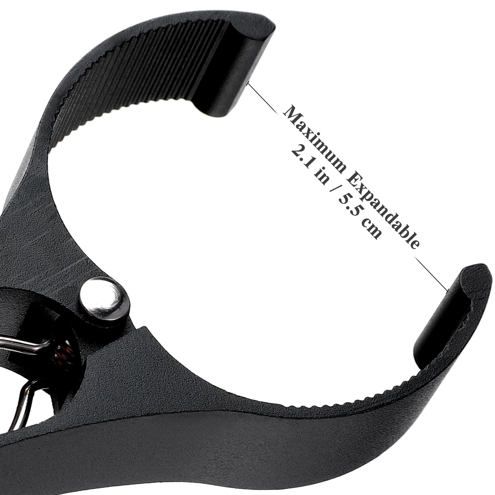 

2pcs Large Metal Quilt Clips Heavy Duty Clothespins Windproof Drying Clamps for Bath Towels Aluminum Alloy Non Slip Teeth Black
