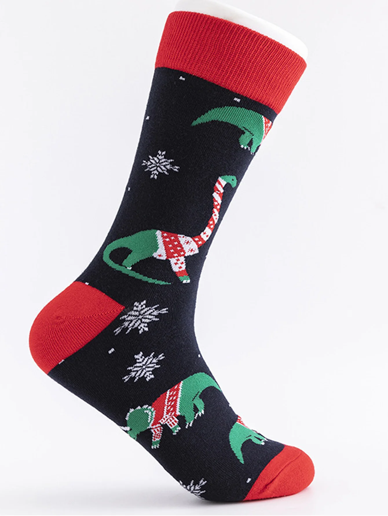 A Pair Christmas Socks Women Men\'s Socks New Year Personality Mid-tube Christmas Socks Christmas Cotton Socks