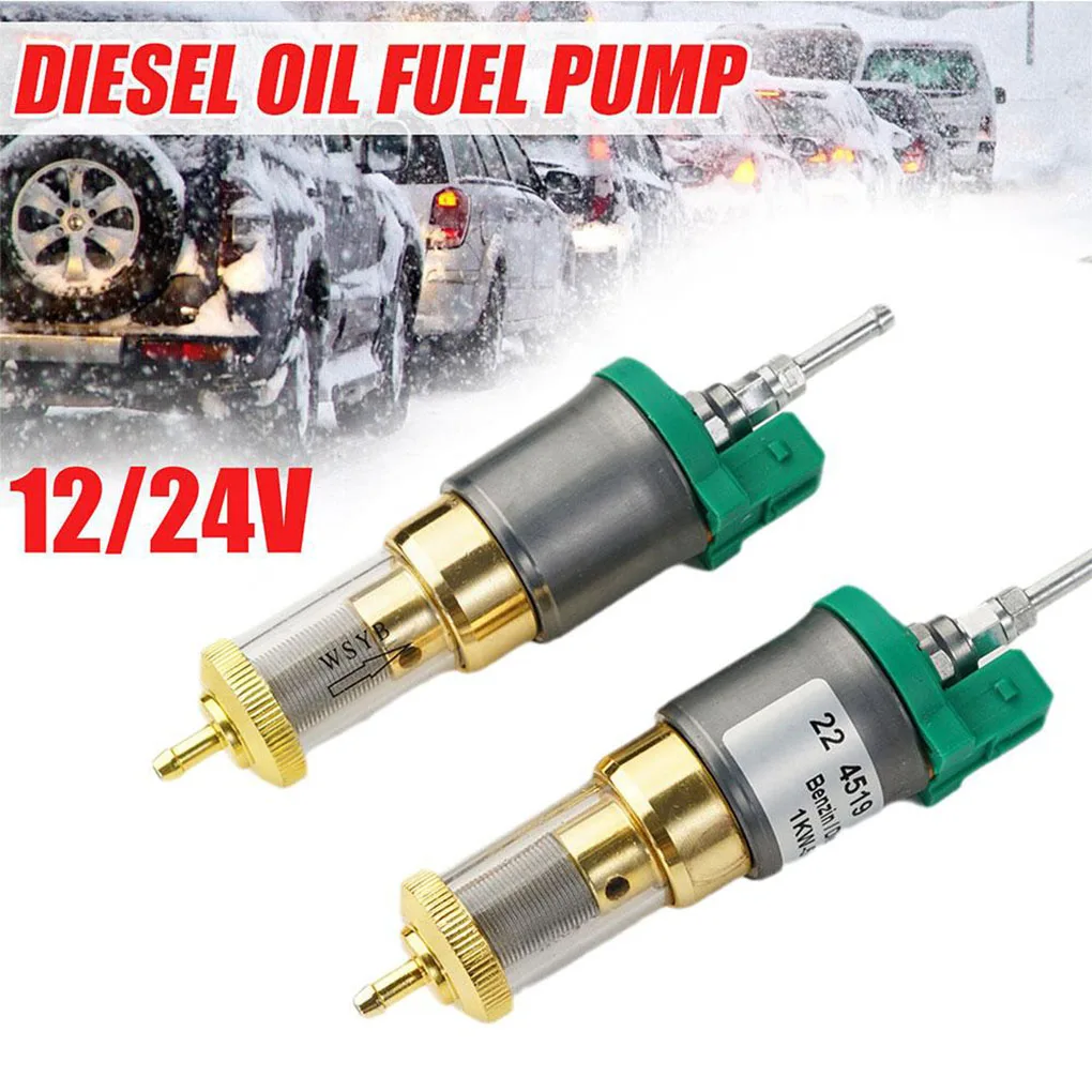 Pump Car Heater Upgrade Fuel Air Parking Oil Automobile 12V 24V General Accessory Widely Use Truck Supply Fitment 12V