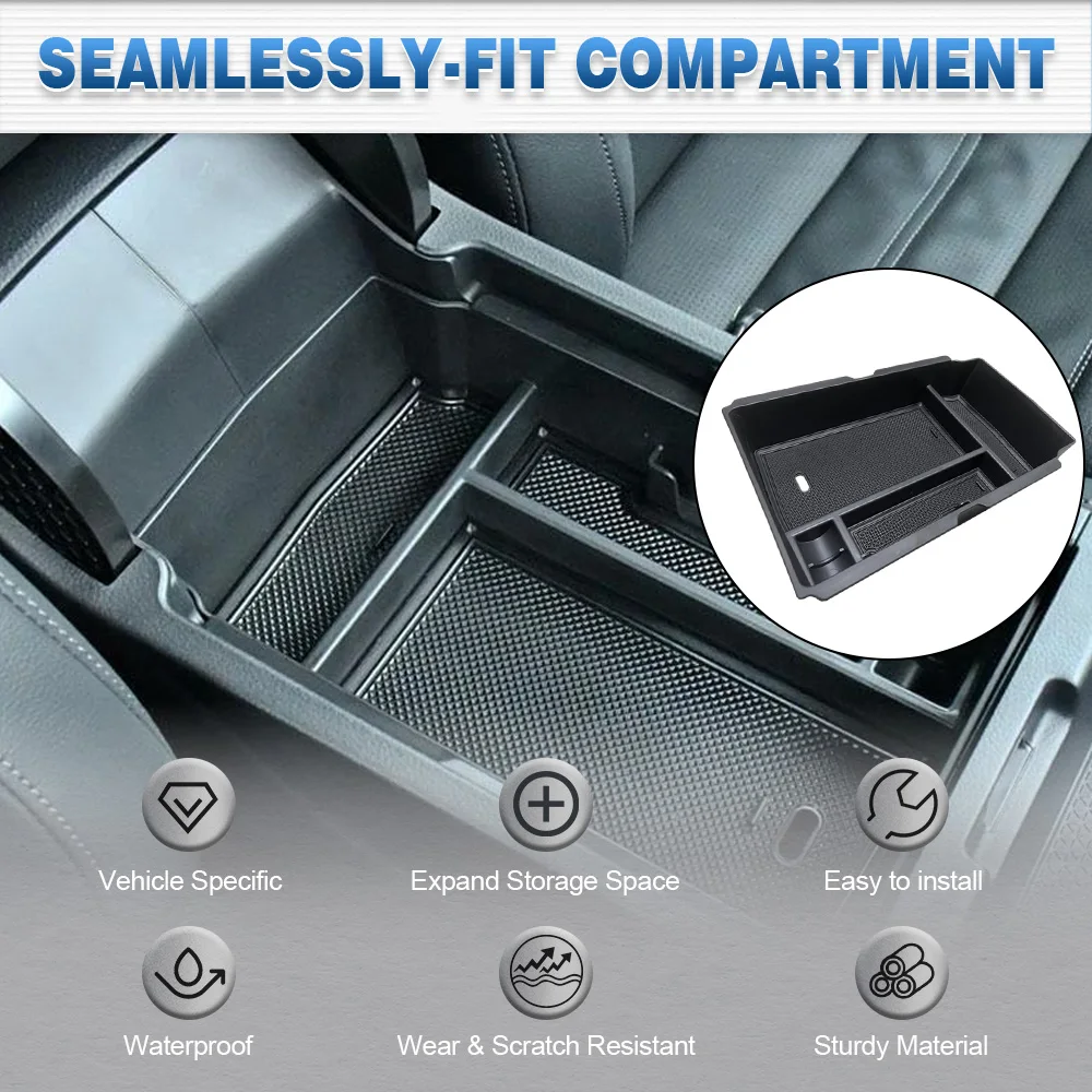 

For Honda CRV CR-V Hybrid EX EX-L LX SE Sport Touring 2023 2024 2025 Car Armrest Storage Box Center Console Organizer Tray