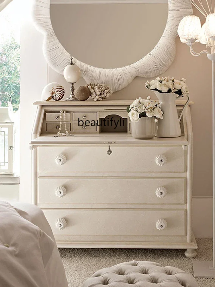 

cc182R0R zqChest of Drawers/Dresser European Solid Wood Cabinets Chest of Drawers Bedroom Storage Cabinet French Chest of Drawe