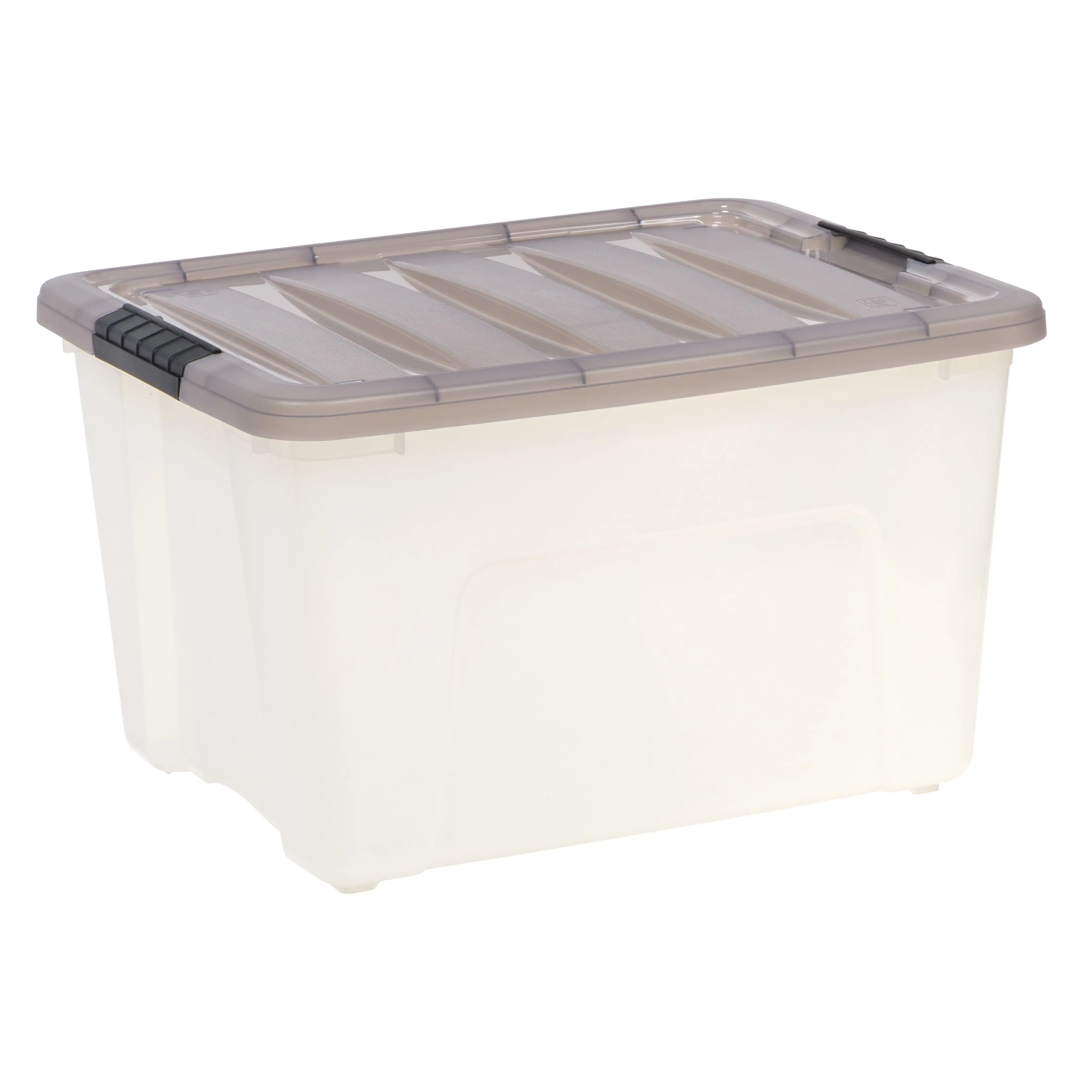 

IRIS 40 Qt. Plastic Storage Bin with Lid, Stackable Storage Containers, Tote