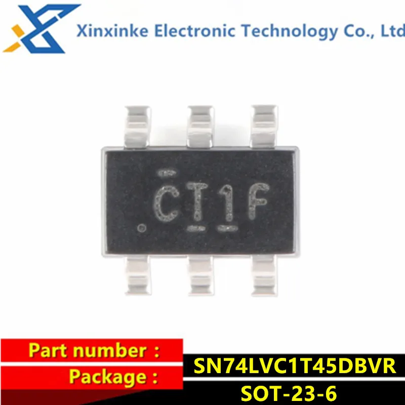 20PCS SN74LVC1T45DBVR SOT-23-6 Mark：CT1F CT1* Translation - Voltage Levels SingleB Dual-Supply Bus Trans Logic ICs Brand New