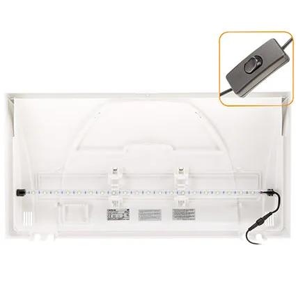 Capri 60 LED - 60 L. Glass Aquarium with LED Lamp, Internal Filter and Heater. 2 Colours.