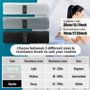 Anti-Slip resistance hip booty bands, Squat Glute Workout, Non-Slip Trainer, Thick Stretch, Fitness Loops, Yoga Equipment 6 Main Sales Squats - №6