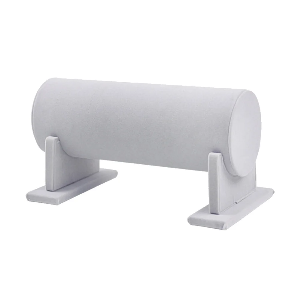 Headband Display Stand Organizer Grey PVC Material Wrapped Surface Durable Practical Compact Hair Bands Hoops Accessories Tidy