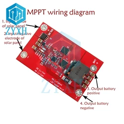 BQ24650 3S 4S 5A MPPT Solar Charger Controller Module Li-ion LifePo4 Battery Charging With Heat Sink For Solar System