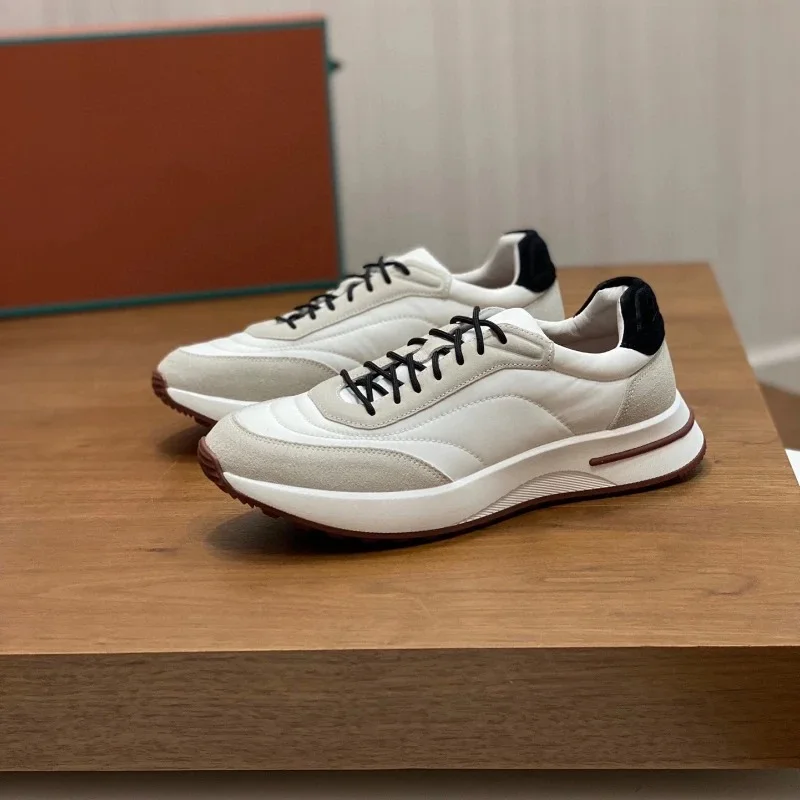 

2025 Men's Fashion Sports Shoes Men's Casual Sneaker Male Comfortable Shoes Breathable Leather Shoes for Men