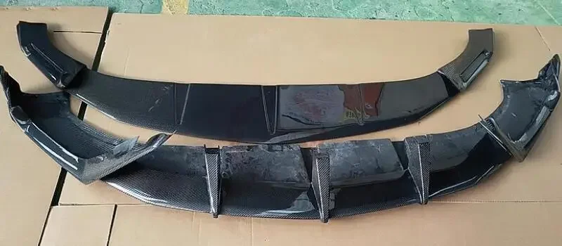 Real Carbon Fiber Car Front Bumper Lip Spoiler Chin Splitters Body Kits For Lamborghini URUS 2018 2019 2020 2021 2022 2023 2024