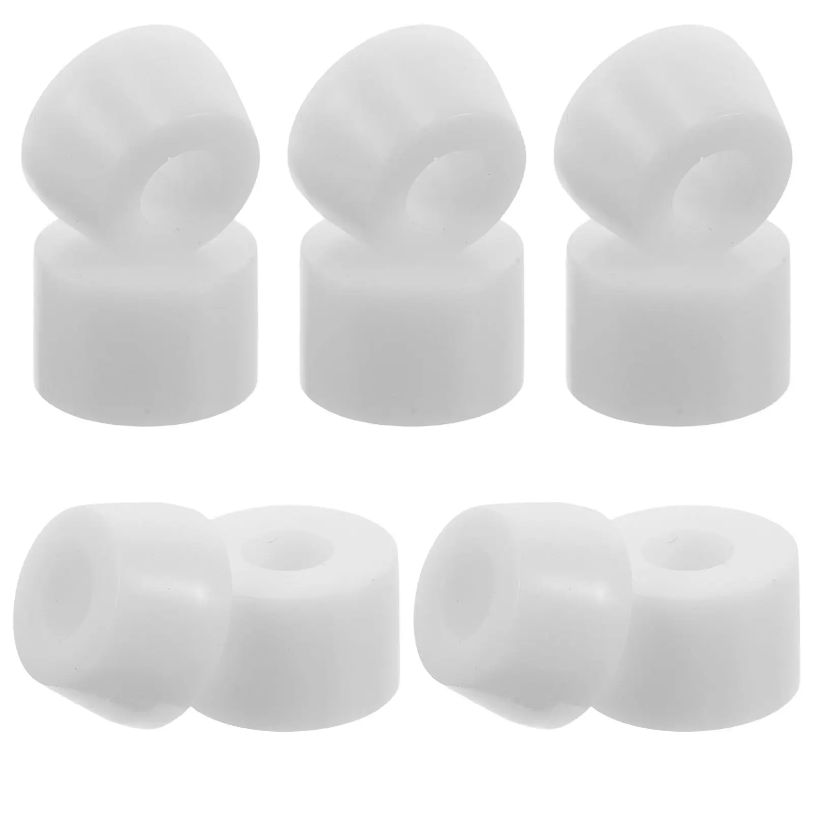 

10Pcs Roller Skate Shock Absorbers Soft PU Bushings for Quad Skates Enhanced Stability and Vibration Reduction Longboard Comfort