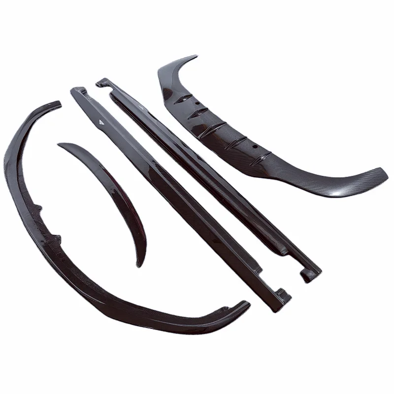 

For Bentley Continental GT 2-door W12 style car carbon fiber body kit front bumper edge side skirts rear diffuser rear spoiler