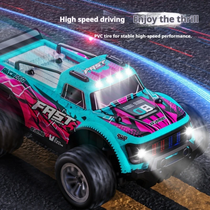 Kf23/24 escala 1:20 4wd rc monster truck de alta velocidade controle remoto fora de estrada escalada carro deriva dublê brinquedo presente para meninos crianças