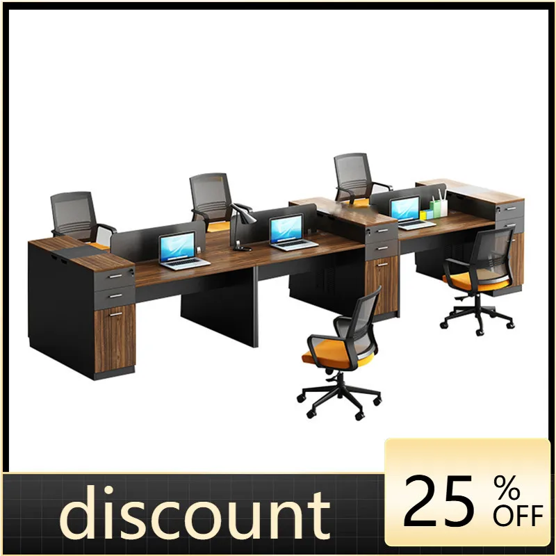 

LMM financial table simple modern 2 people 4 people staff table office creative card space