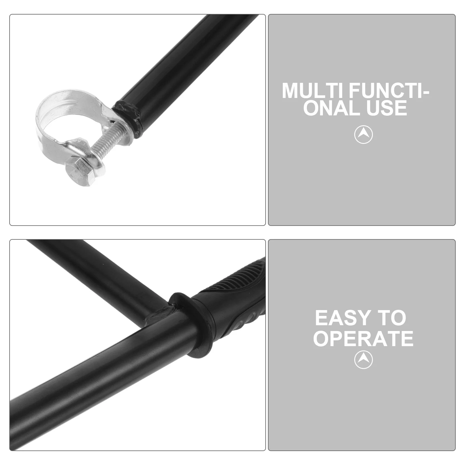 

Универсальный руль для коляски Alipis, удобная ручка с регулируемой высотой для легких прогулок, покупок