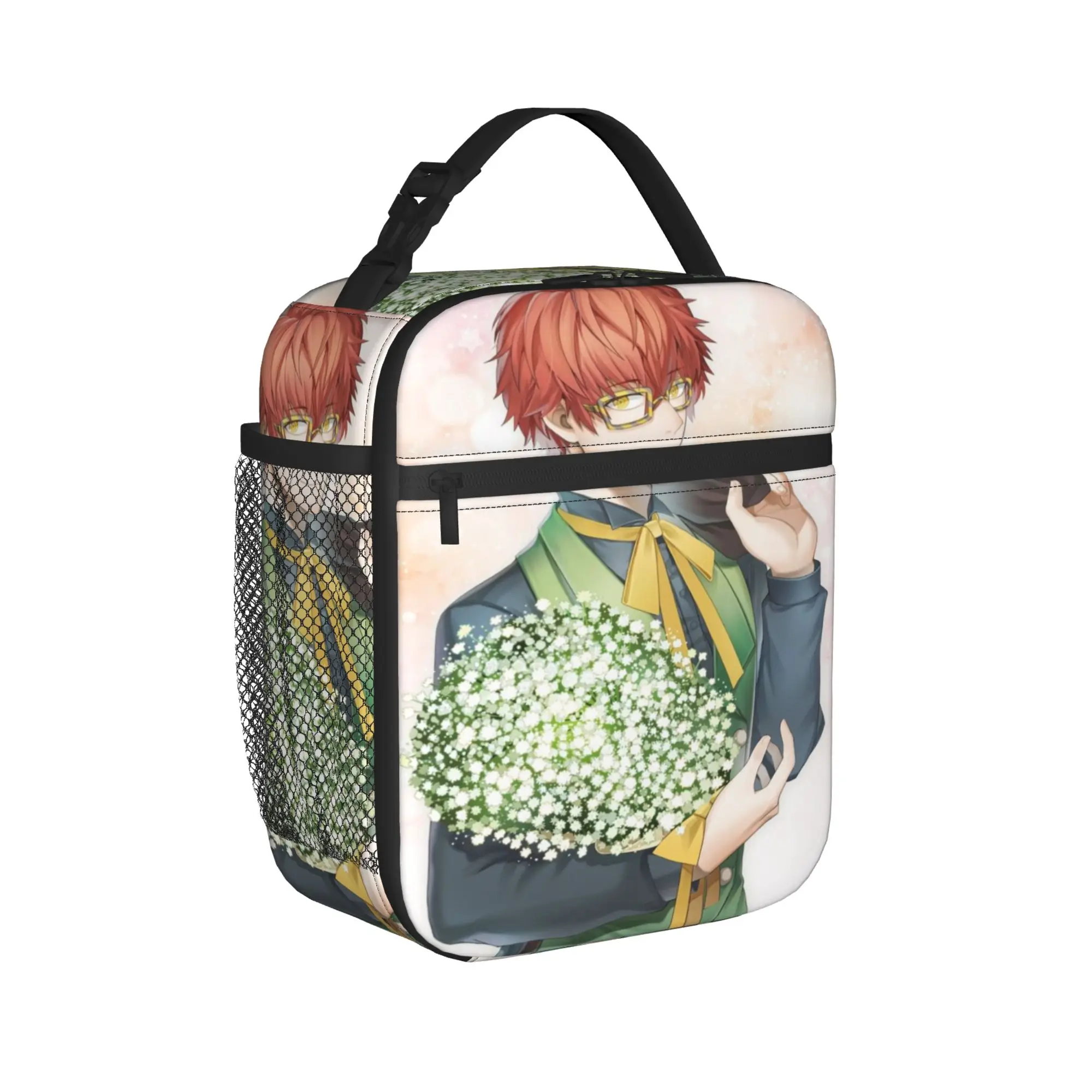 Game Mystic Messenger Seven 707 Lunch Bag  Travel Lunch Box For Women Funny Designer Thermal Portable Insulated Cooler Bag