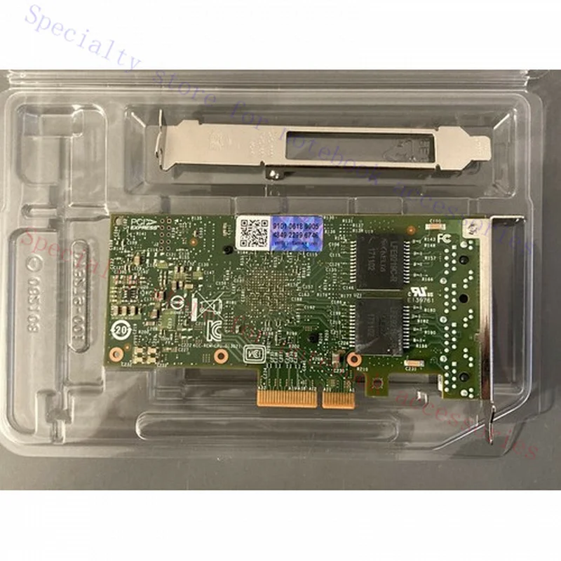 A+ FOR I350T4V2 Original Intel 1GbE Ethernet Server Adapter I350-T4V2 Both brackets