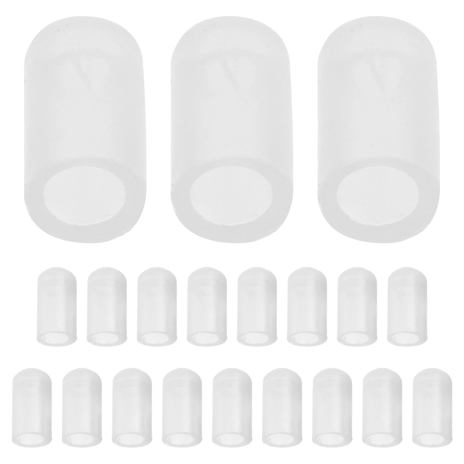 20 stuks duurzame plastic vliegerstangdoppen DIY frame vervangende onderdelen eenvoudig te installeren bulkset voor buiten vliegerondersteuning topper