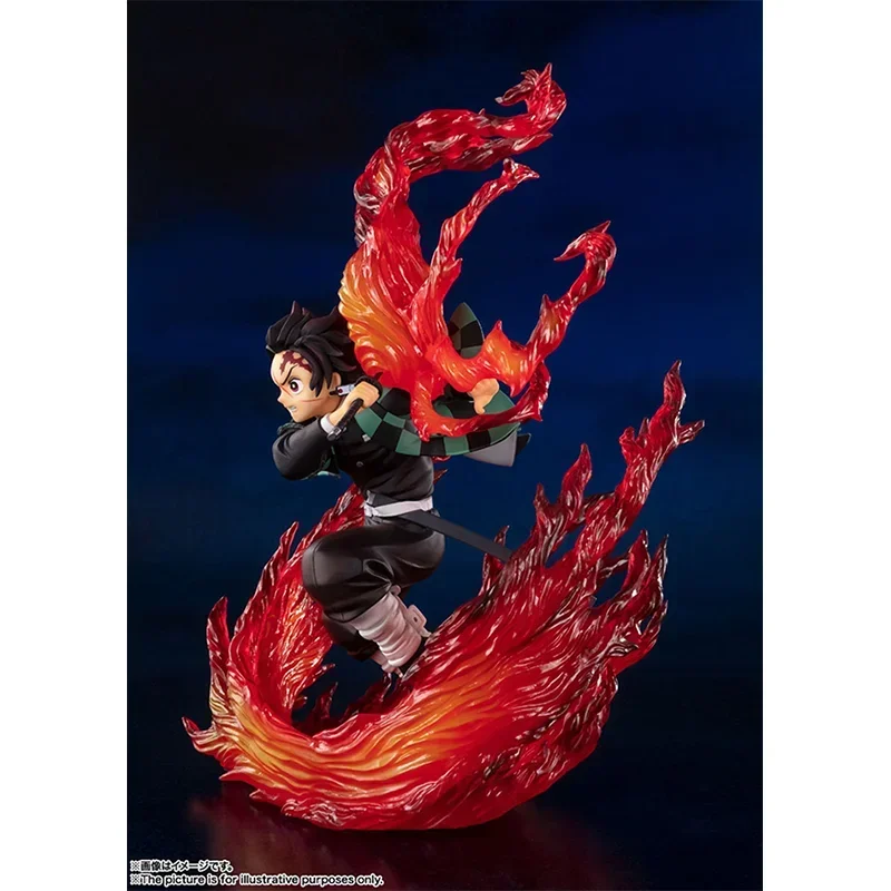 En Stock Original Bandai Figuarts ZERO Anime Demon Slayer Kamado Tanjirou PVC Anime figuras en miniatura de juguete colección adornos regalos