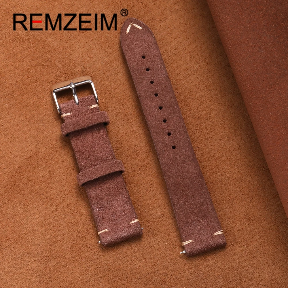 Suede Leather Watch… - image