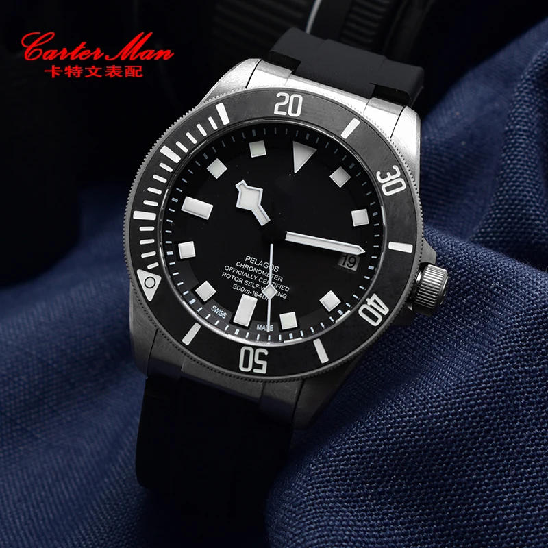 For Tudor Pelago Omahawk 25600 25500 Series Didger Silicone Watch Strap Rubber Watch band Men\'s wristband bracelet 22mm Convex
