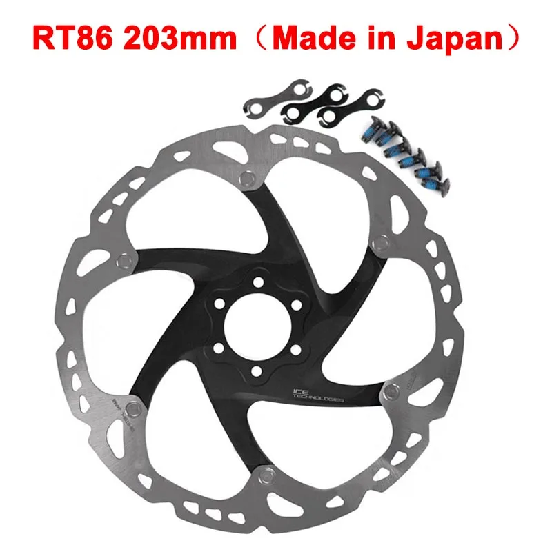 SHIMANO XT SM RT86 آيس بوينت تكنولوجيا قرص فرامل 6 بولت M8000 الدراجات الجبلية القرص SHIMANO RT86 160 مللي متر 180 مللي متر 203 مللي متر الدراجة الجبلية