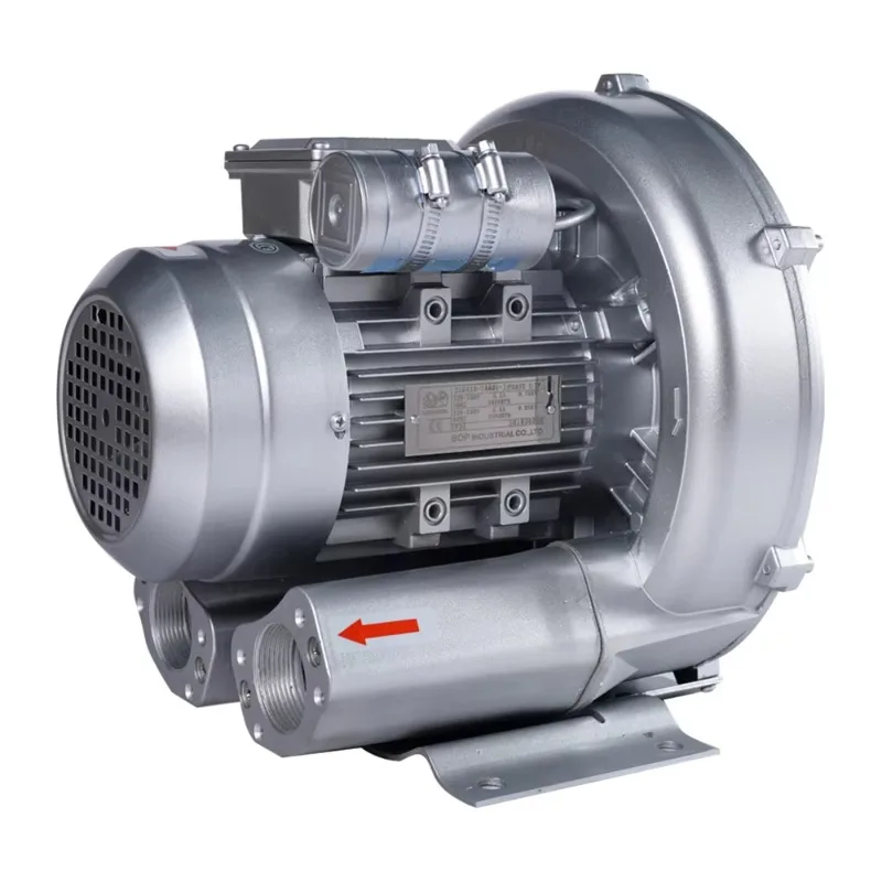 

750w Single Stage High Pressure Industrial Biofloc air Ring Blower 1hp