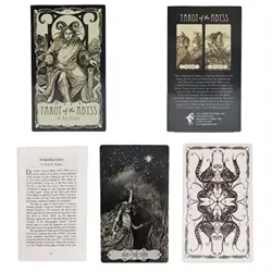New Tarot of the Abyss 12x7cm English Card Leisure Board Game with Instruction Booklet Card Family Entertainment Kids Toys