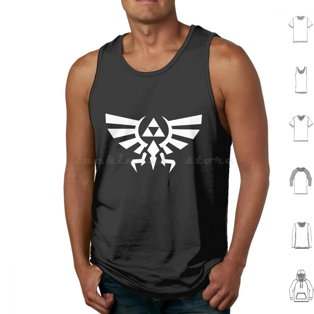 Princess Icon Tank Tops Vest Sleeveless Shiekah Sheikah Monk Legend Of Loz Breath Of The Wild Link Skyward Sword Breath Of The