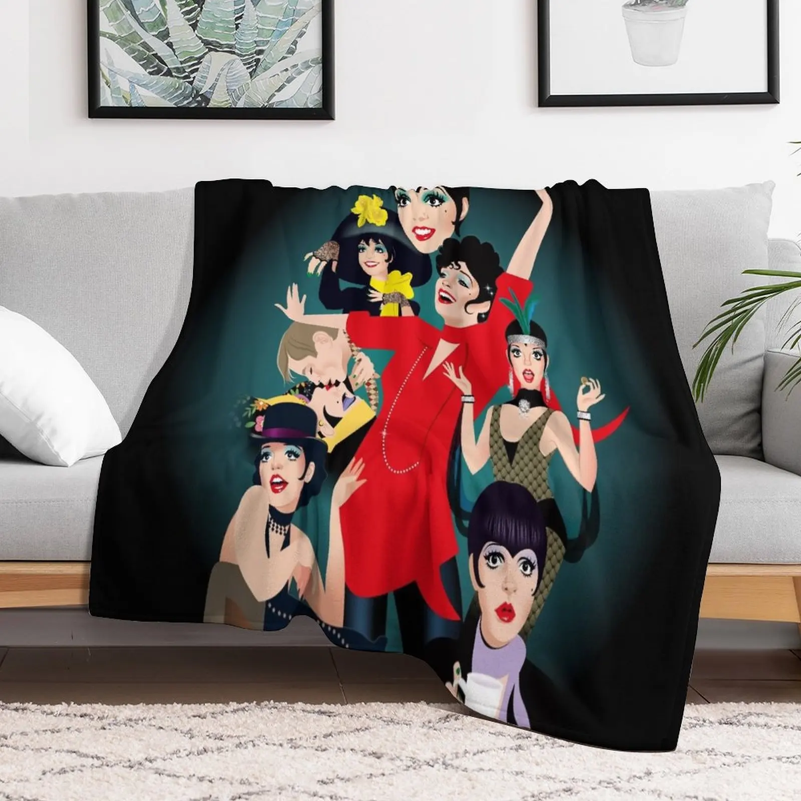 

Liza with a Z Throw Blanket Bed Fashionable bed plaid Blankets For Bed Blankets