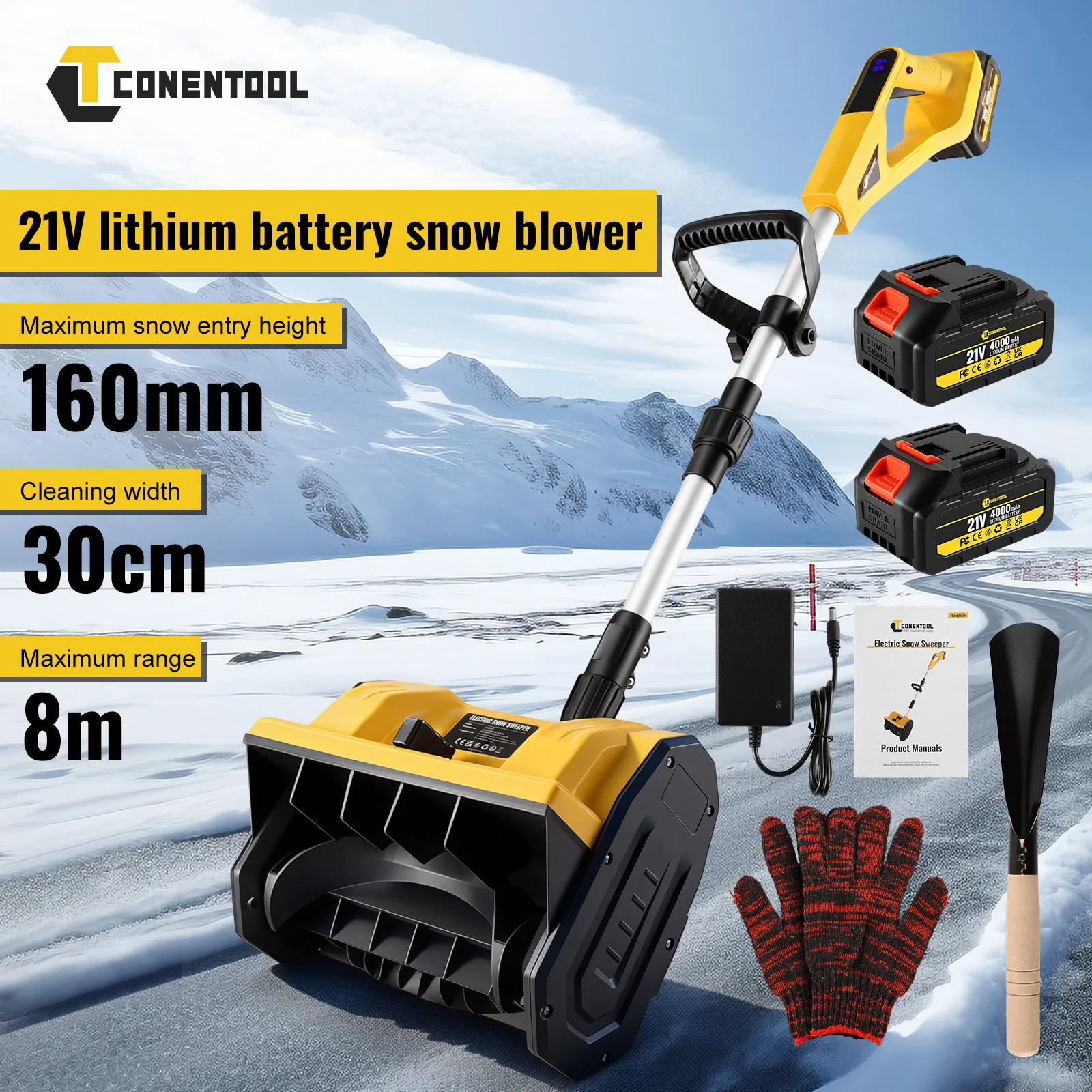 Huis & Tuin - Tuinbenodigdheden - Tuingereedschap - Schoonmaken Tool - Sneeuw Veegmachine