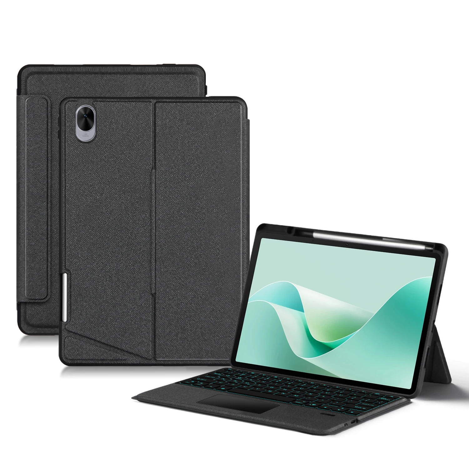 TouchPad Keyboard For Huawei MatePad 11.5 S 2026 SLG-W50 SLG-W10 Case With Pen Holder for Matepad 11.5 S 11.5S 11.5