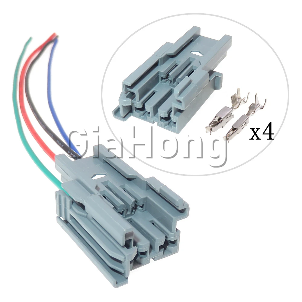 

1 Set 4 Ways Automotive Electric Wire Socket 1326490-3 Car Composite Connector AC Assembly Auto Accessories