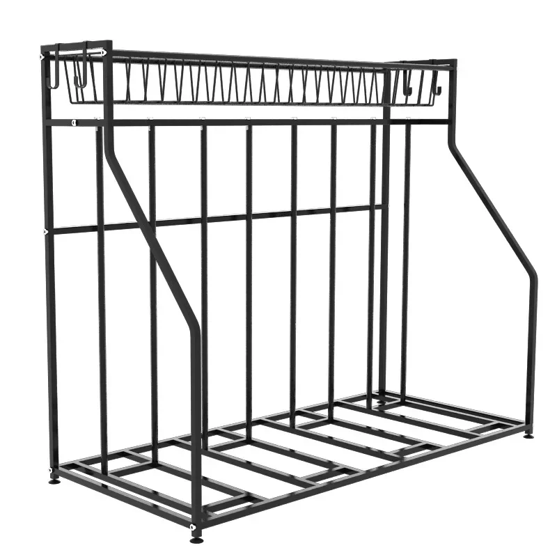 Road racing parking rack, vertical bicycle parking rack, indoor bicycle display