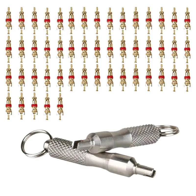 

Отвертка для ремонта шин, 2X, инструмент для удаления сердечника клапана автомобиля, инструмент из нержавеющей стали, карманный размер, съемник штока клапана автомобиля, инструмент для ремонта