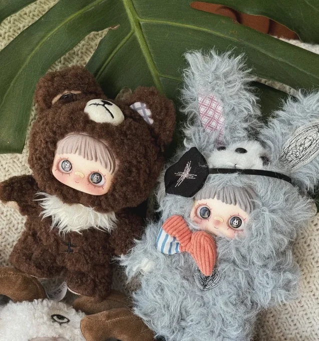 Echte Maymei Blind Box Dark Forest Series Pluche Trendy Desktop Decoraties Kawaii Vrouwelijke Gift Vinyl Collectible Verrassingsgeschenken