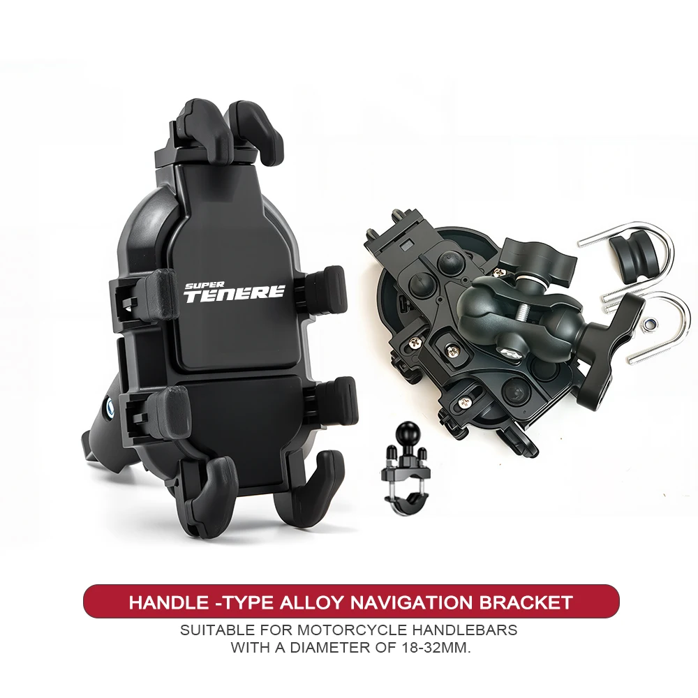 Upgrade Phone Holder Motorcycle 360° Adjustable Stand Shockproof For Yamaha TENERE 700 Tenere700 900 SuperTenere Super XT1200Z