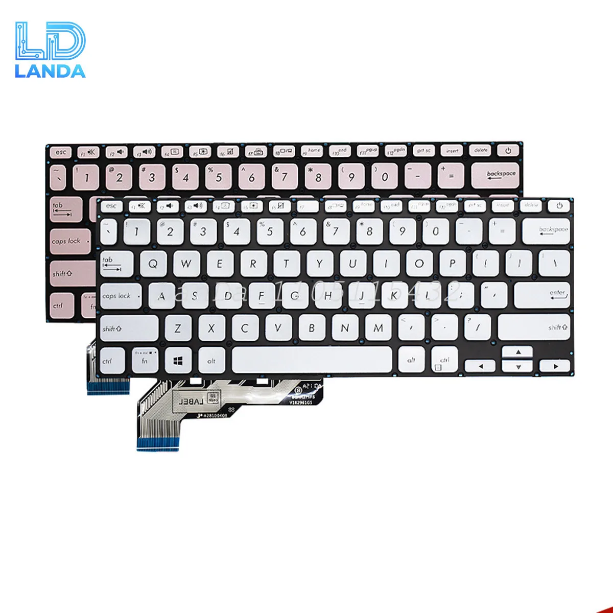 

Laptop Keyboard For ASU-S ADOL14FA ADOL14QC S403F A403F X403F X403JA Pink Silver