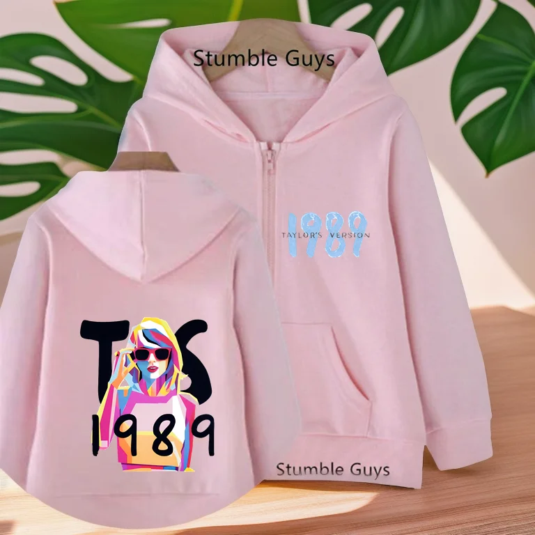 

Taylor Alison zipper Hoodies Fashion Harajuku Rapper Autumn Hoodie Kids Hip Hop Clothing Boys and Girls Sweatshirt Pullover Rock
