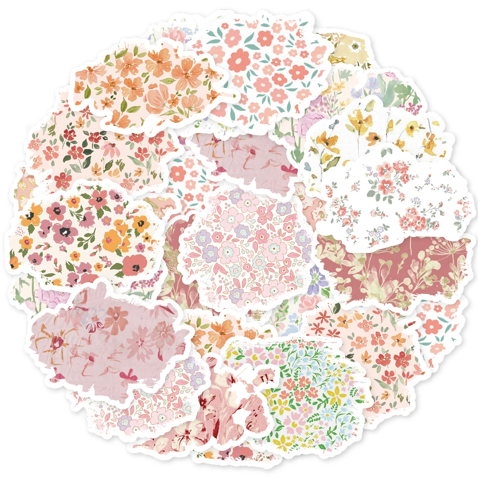 

Etori Life 30Pcs Vintage Oil Painting Style Floral Stickers Morandi Color Series Small Floral Stickers Suitable for Laptops, Suitcases, Photo Albums, Water Bottles, Guitars, Bicycles, Helmets, Office Decoration Accessories, Handmade Scrapbooking Supplies,