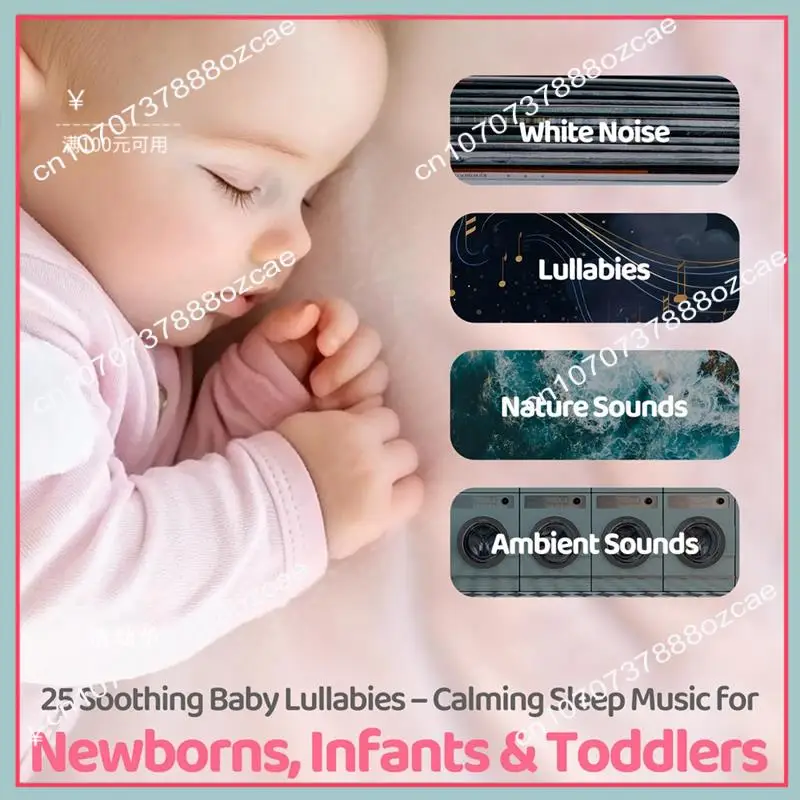 آلة الضوضاء البيضاء المحمولة A26P توقيت مهدئ ونوم سريع ضروري للأطفال وحديثي الولادة والكبار