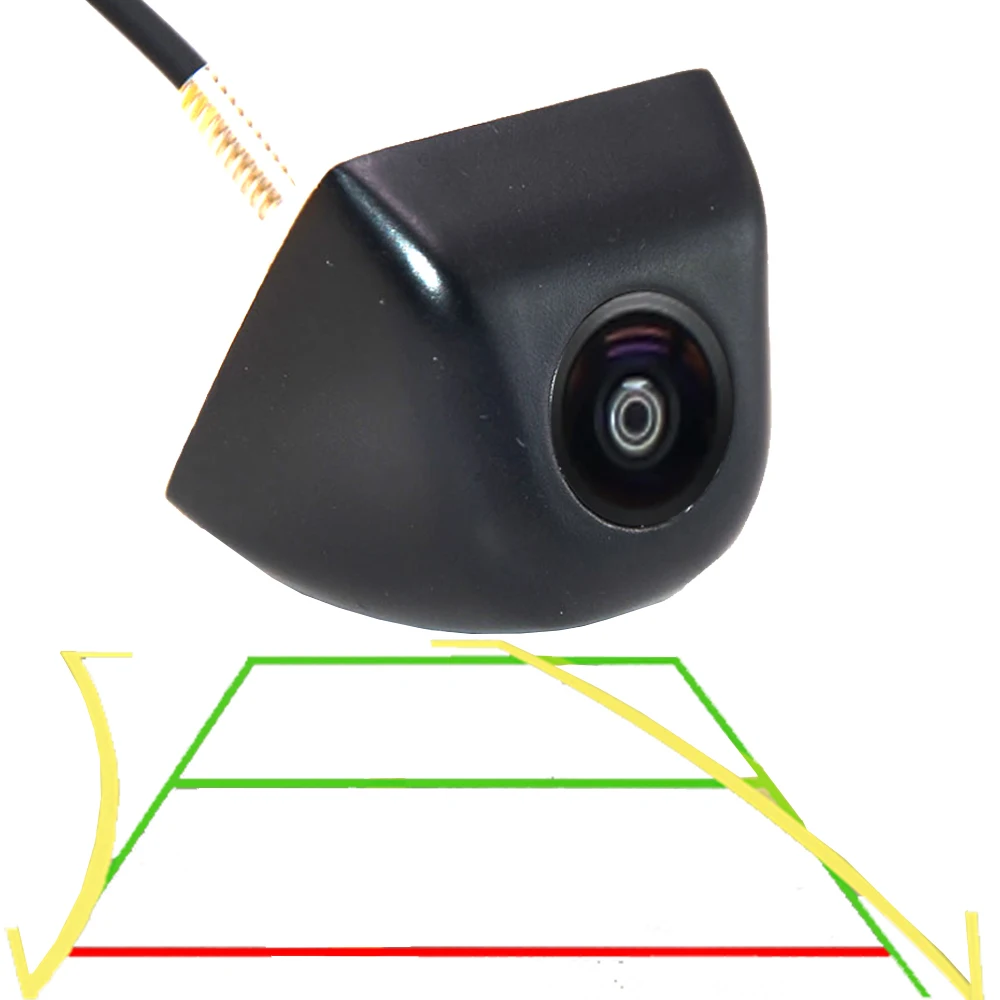 

AHD 1080P Full HD 25HZ Monitor 170 Degree Trajectory Car Rear View Camera Night Vision Reverse Fisheye Vehicle Parking